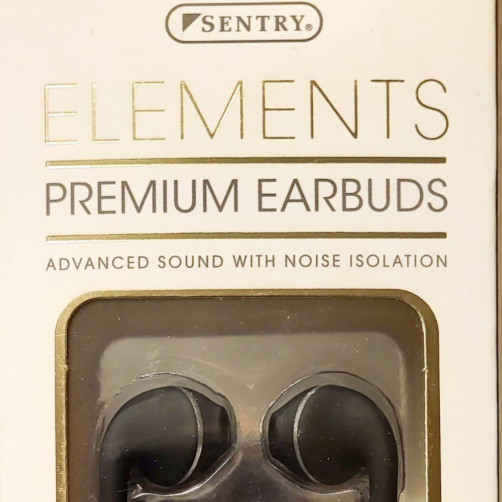 "ELEMENTS" Premium Earbuds, 'Sentry' Brand - (Brand-New)